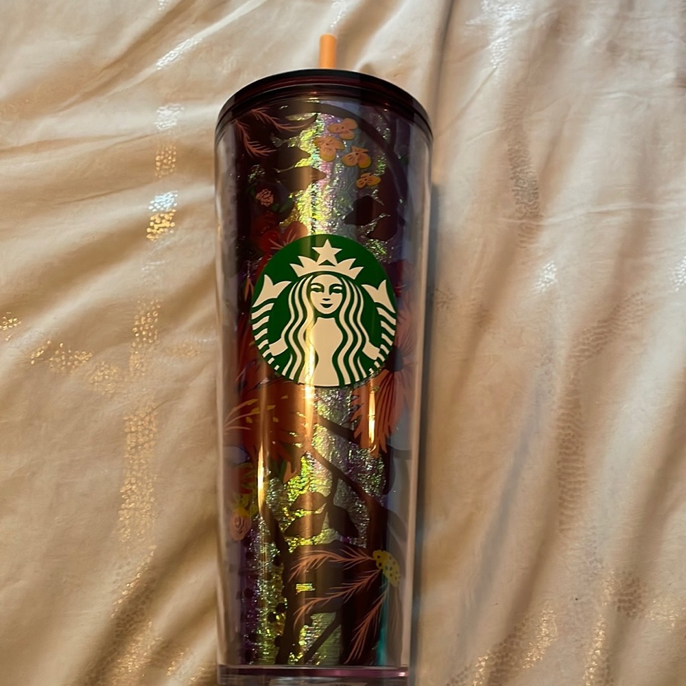 Starbucks floral 24oz tumbler